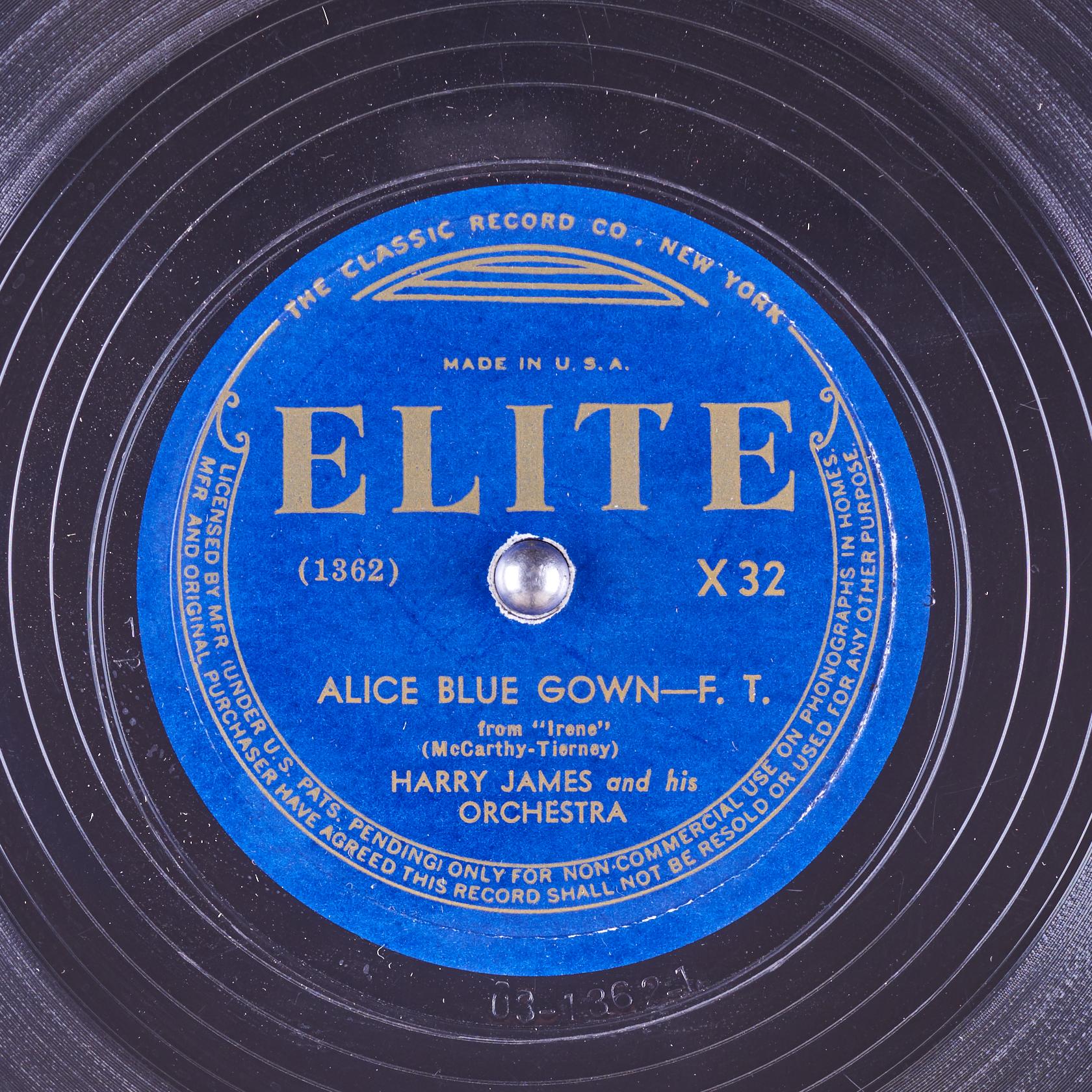 Alice Blue Gown : Harry James and his Orchestra : Free ...