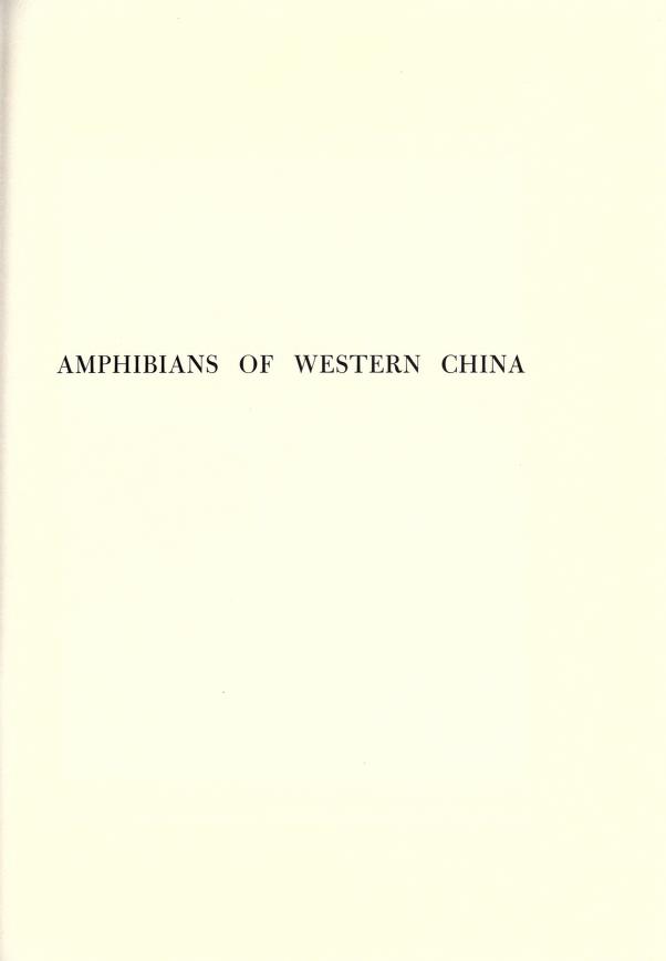 Media type: text; Liu 1950 Description: Fieldiana: Zoology Memoirs, vol. 2;